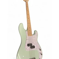 Used Squier Precision Bass Mint Green Electric Bass Guitar