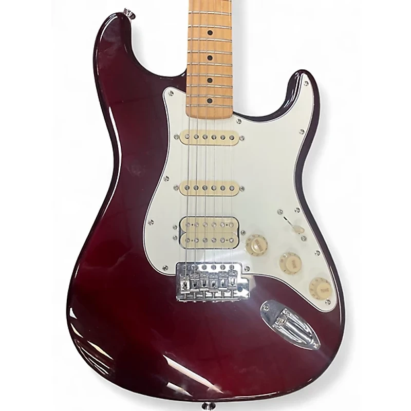 Used Fender Player Stratocaster Wine Red Solid Body Electric Guitar