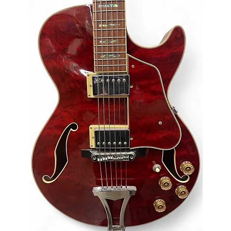 Used Ibanez AG85 TRD  Red Hollow Body Electric Guitar