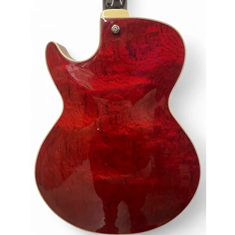 Used Ibanez AG85 TRD  Red Hollow Body Electric Guitar