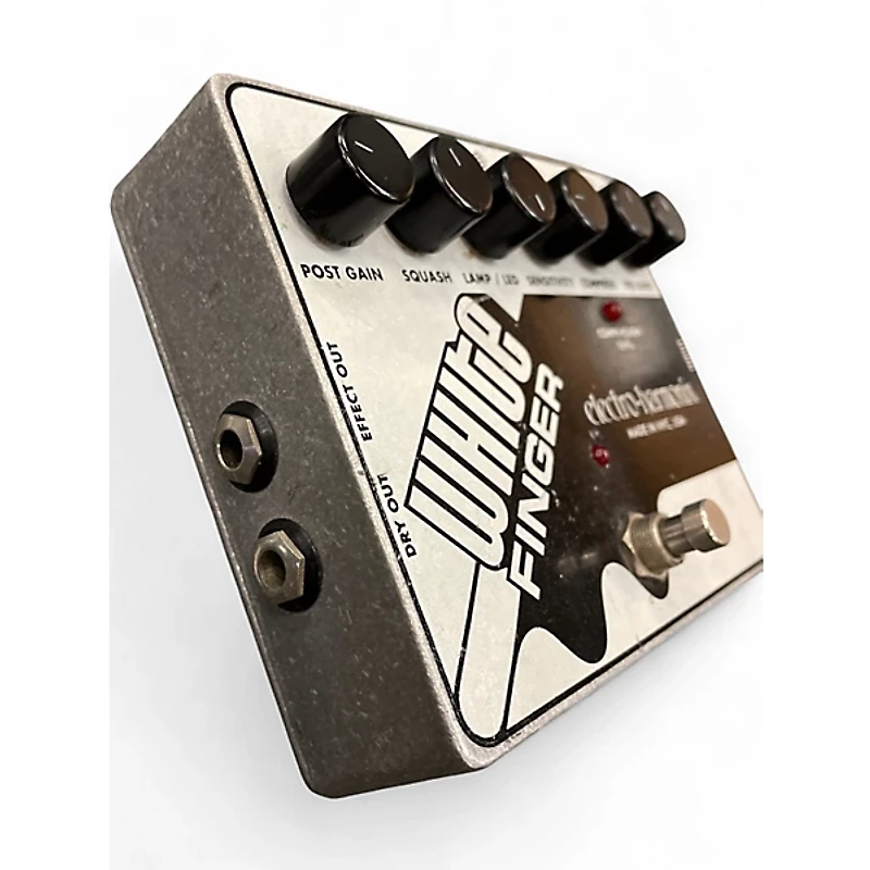 Used Electro-Harmonix White Finger Compressor Effect Pedal