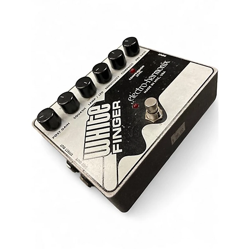 Used Electro-Harmonix White Finger Compressor Effect Pedal