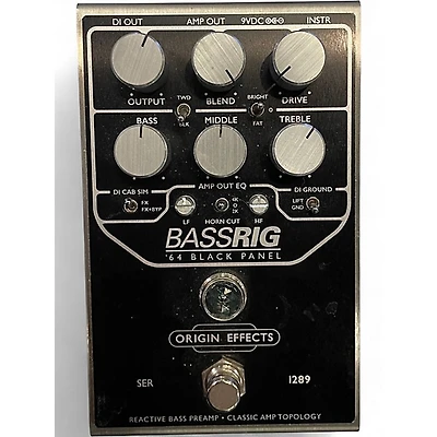 Used Origin Effects BassRig '64 Black Panel Bass Effect Pedal