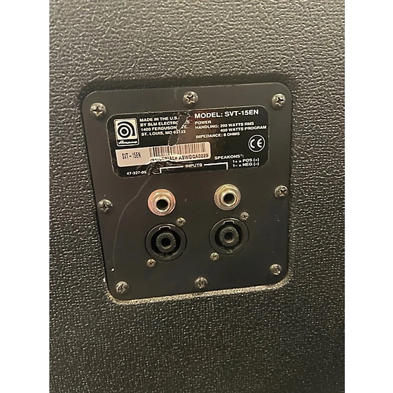 Used Ampeg SVT15E Bass Cabinet