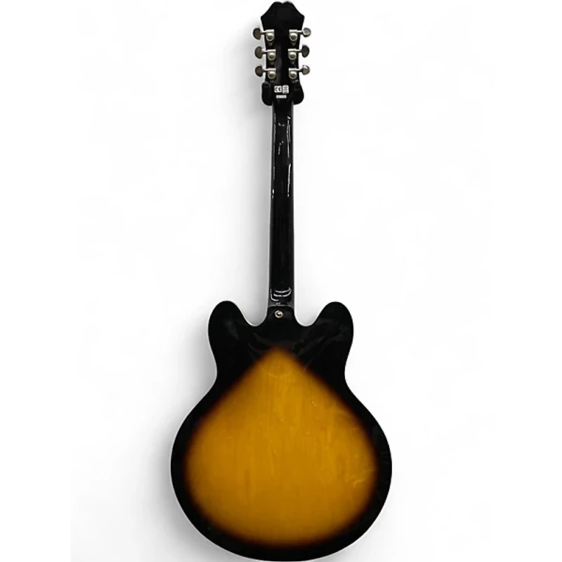 Used Epiphone Dot 2 Color Sunburst Hollow Body Electric Guitar