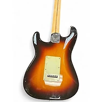 Used Fender American Deluxe Stratocaster 3 Tone Sunburst Solid Body Electric Guitar