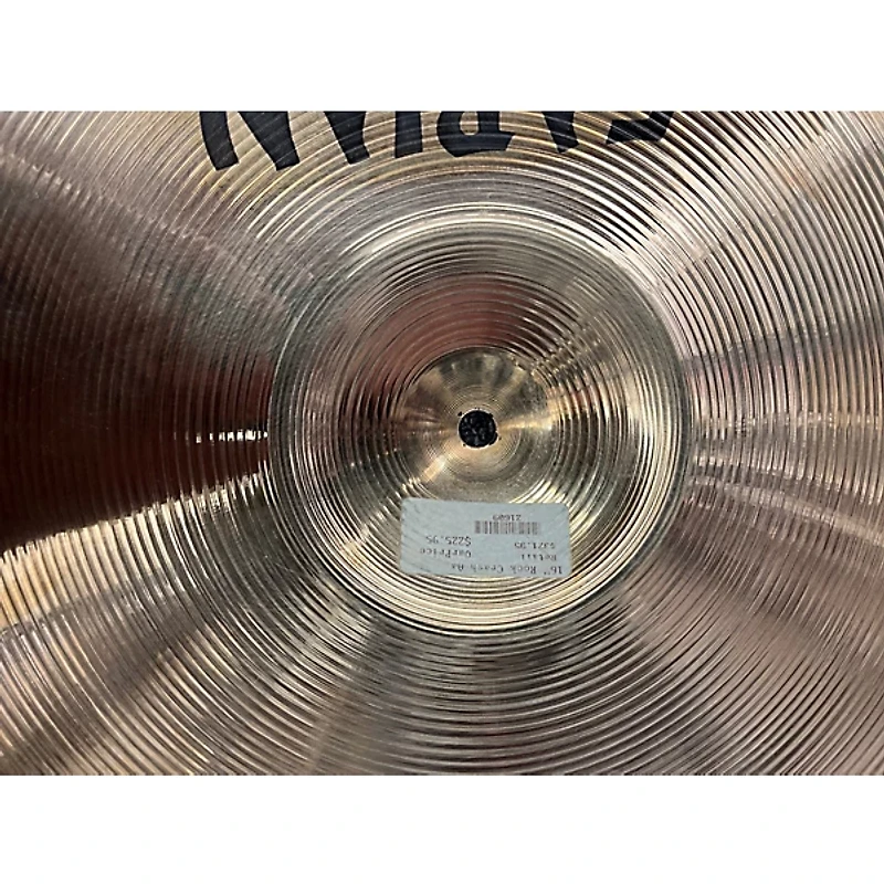 Used SABIAN 16in AA Rock Crash Brilliant Cymbal