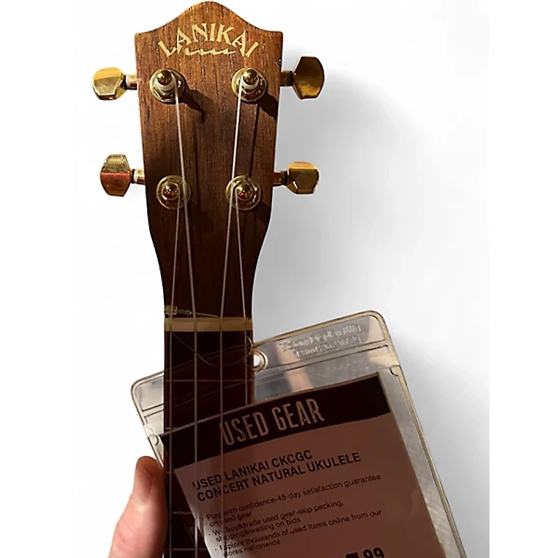 Used Lanikai CKCGC Concert Natural Ukulele