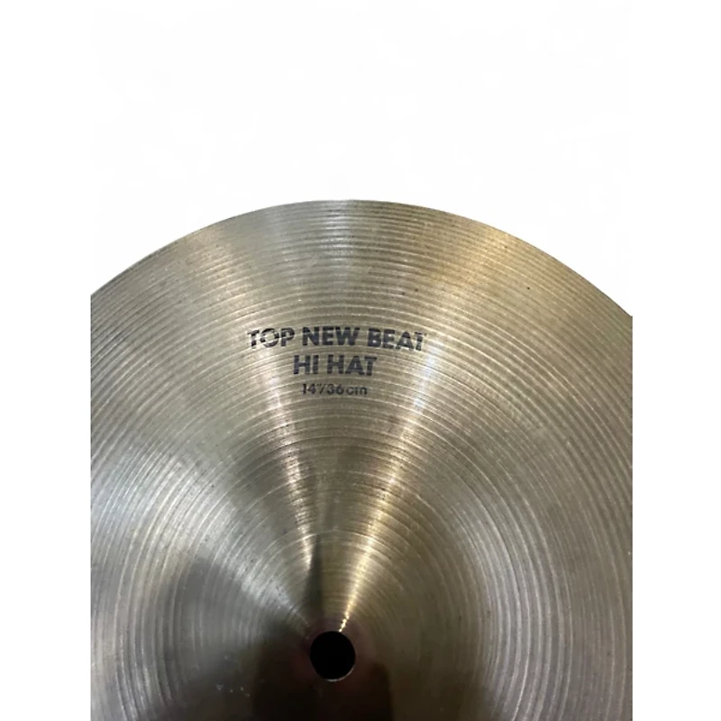 Used Zildjian 14in New Beat Hi Hat Top Cymbal