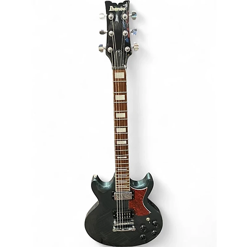 Used Ibanez AX120 Green Solid Body Electric Guitar