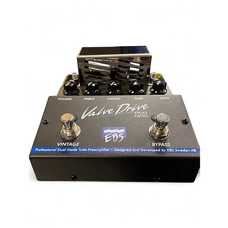 Used EBS ValveDrive Pro Dual Mode Tube Overdrive Tube Bass Preamp