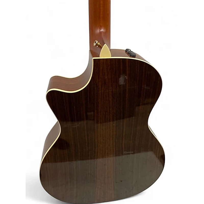 Used Taylor Custom 414CE Sunburst Acoustic Electric Guitar