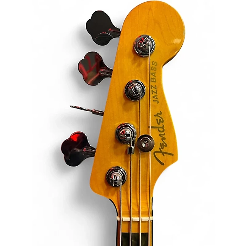 Used Fender American Ultra Jazz Bass Texas Tea Electric Bass Guitar