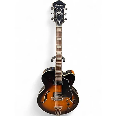 Used Ibanez AF75 2 Color Sunburst Hollow Body Electric Guitar