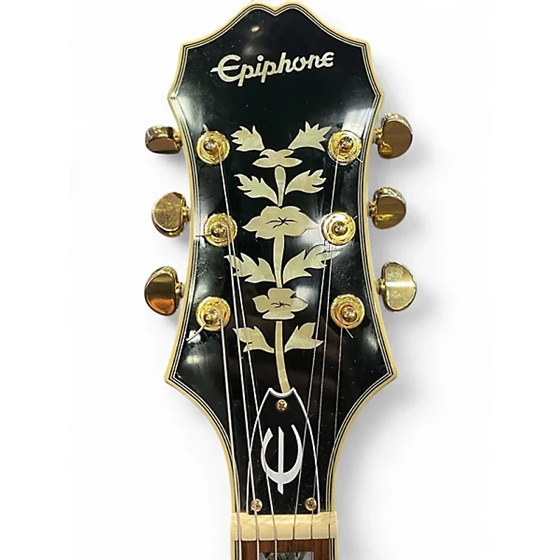 Used Epiphone sheraton II pro Black Hollow Body Electric Guitar