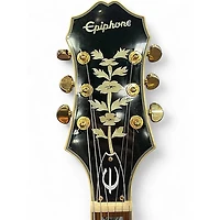 Used Epiphone sheraton II pro Black Hollow Body Electric Guitar