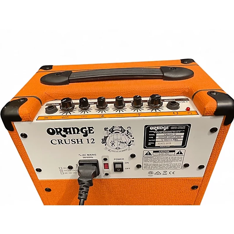 Used Orange Amplifiers Crush 12 Guitar Combo Amp
