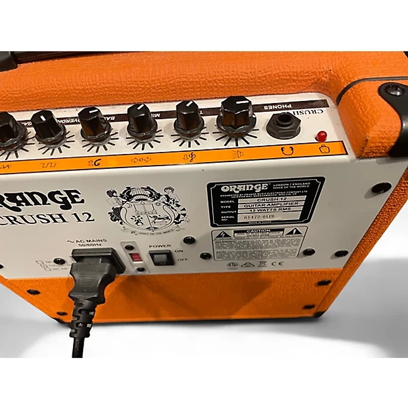 Used Orange Amplifiers Crush 12 Guitar Combo Amp