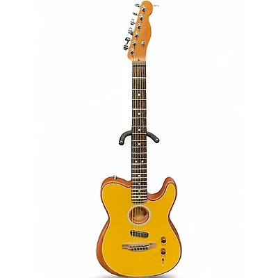 Used Fender Acoustasonic Player Telecaster AGED NATURAL Acoustic Electric Guitar