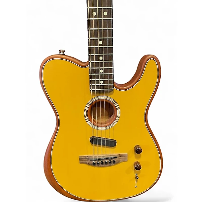 Used Fender Acoustasonic Player Telecaster AGED NATURAL Acoustic Electric Guitar