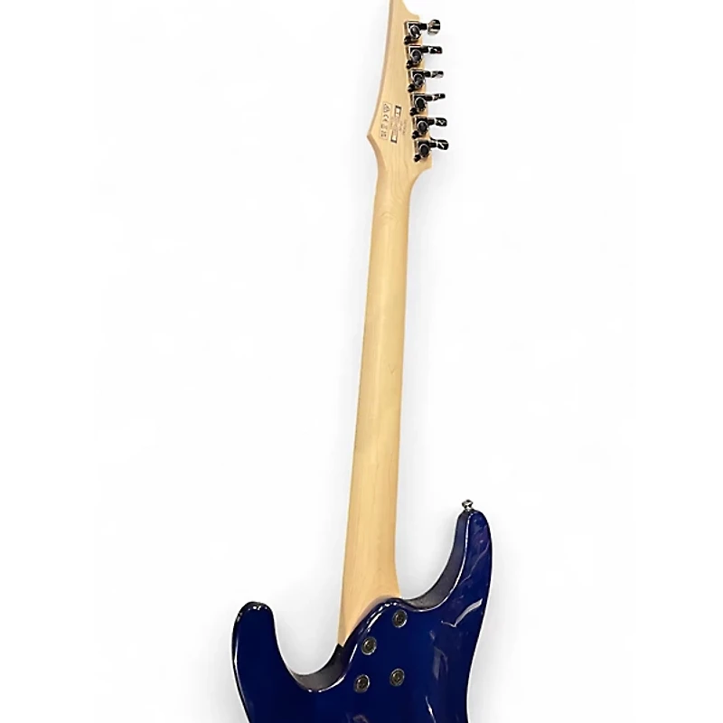 Used Ibanez S670QM Blue Burst Solid Body Electric Guitar