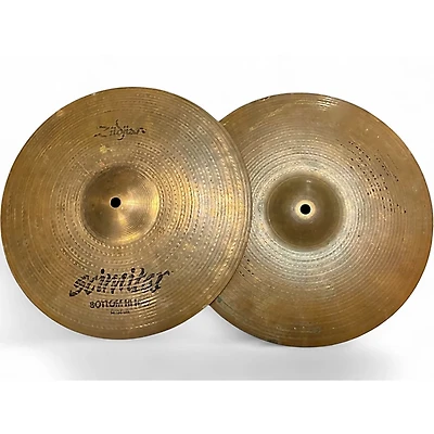 Used Zildjian 14in Scimitar Hi Hat Pair Cymbal