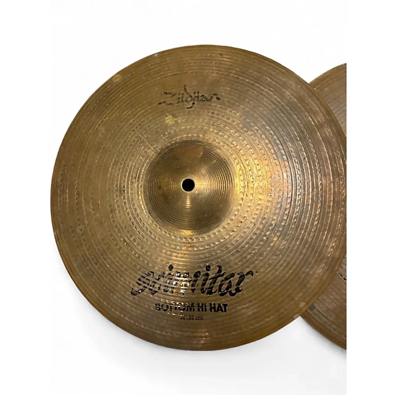 Used Zildjian 14in Scimitar Hi Hat Pair Cymbal