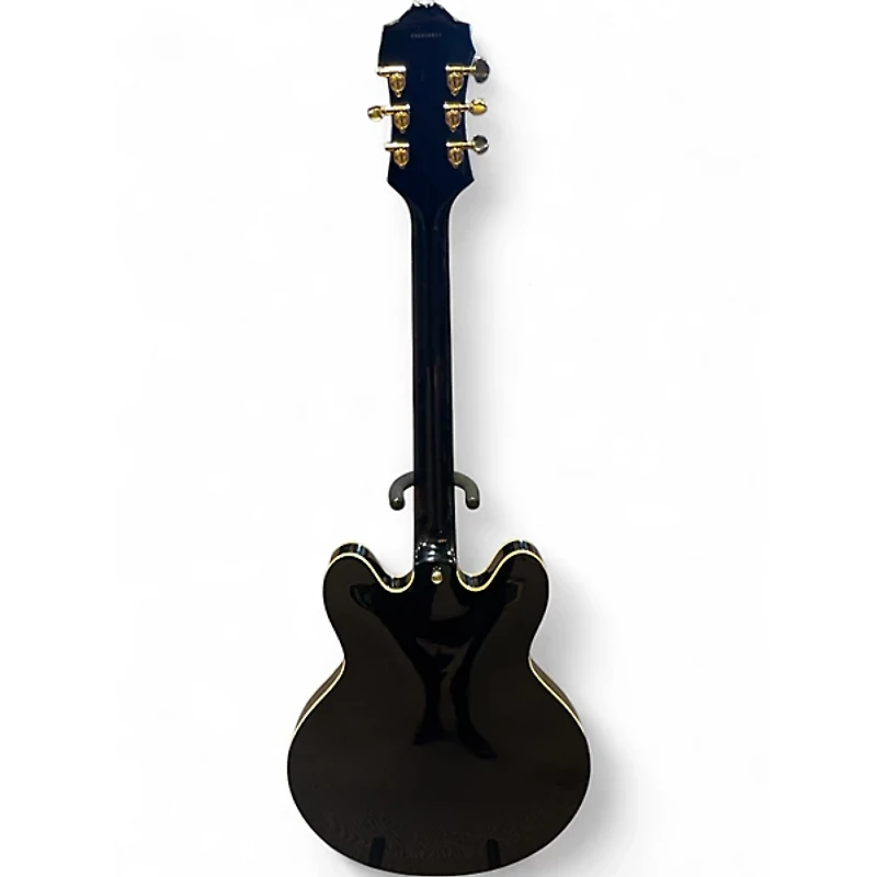 Used Epiphone Sheraton II Ebony Hollow Body Electric Guitar