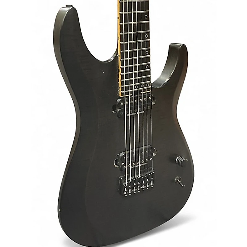Used Schecter Guitar Research KEITH MERROW KM7 MII Trans Gray Solid Body Electric Guitar