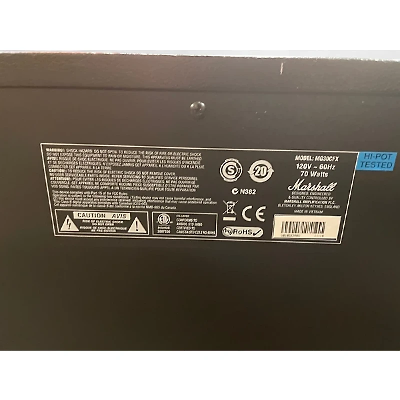 Used Marshall MG30FX 1x10 30W Guitar Combo Amp