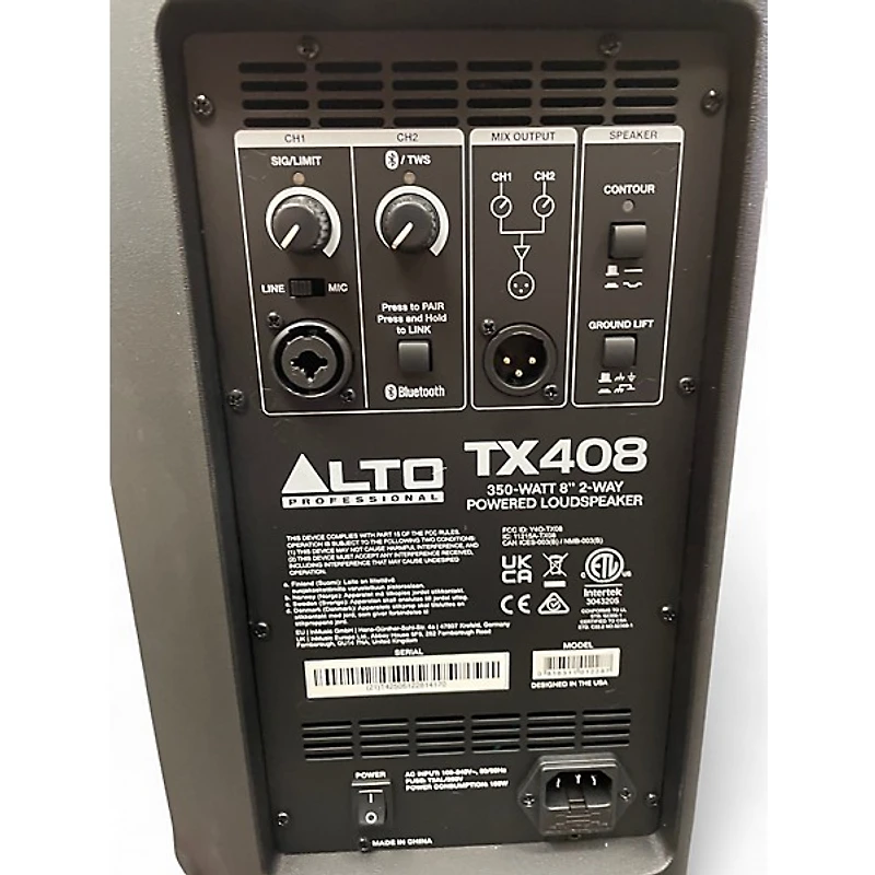 Used Alto TX408 Powered Speaker