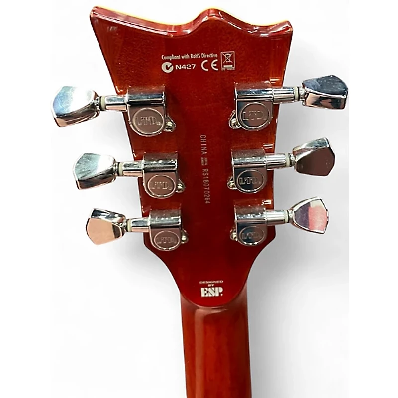 Used ESP LTD EC256 DARK BROWN SUNBURST Solid Body Electric Guitar