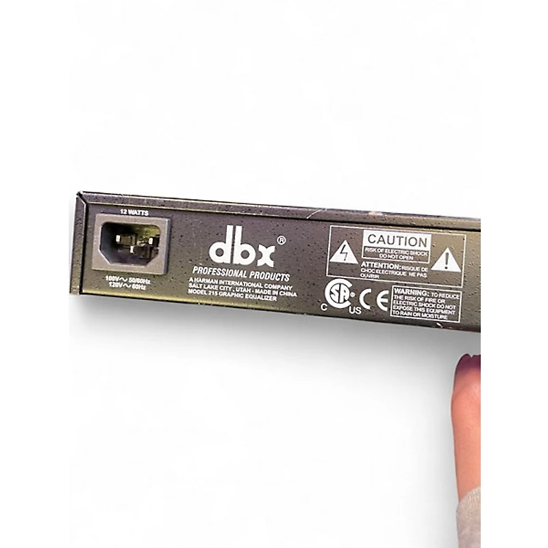 Used dbx 215 Dual 15-Band Graphic Equalizer