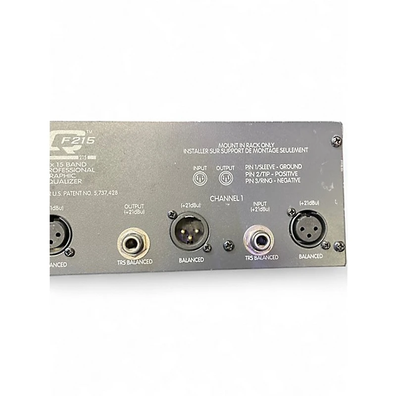 Used dbx 215S Dual Channel 15-Band Graphic Equalizer