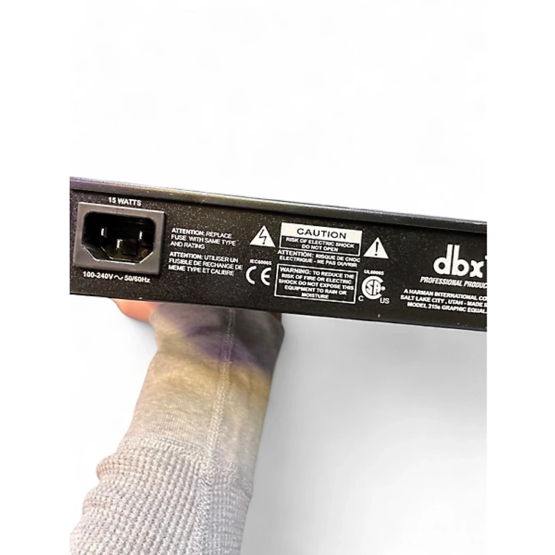 Used dbx 215S Dual Channel 15-Band Graphic Equalizer