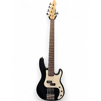 Used Mitchell TB505 5 String Black Electric Bass Guitar