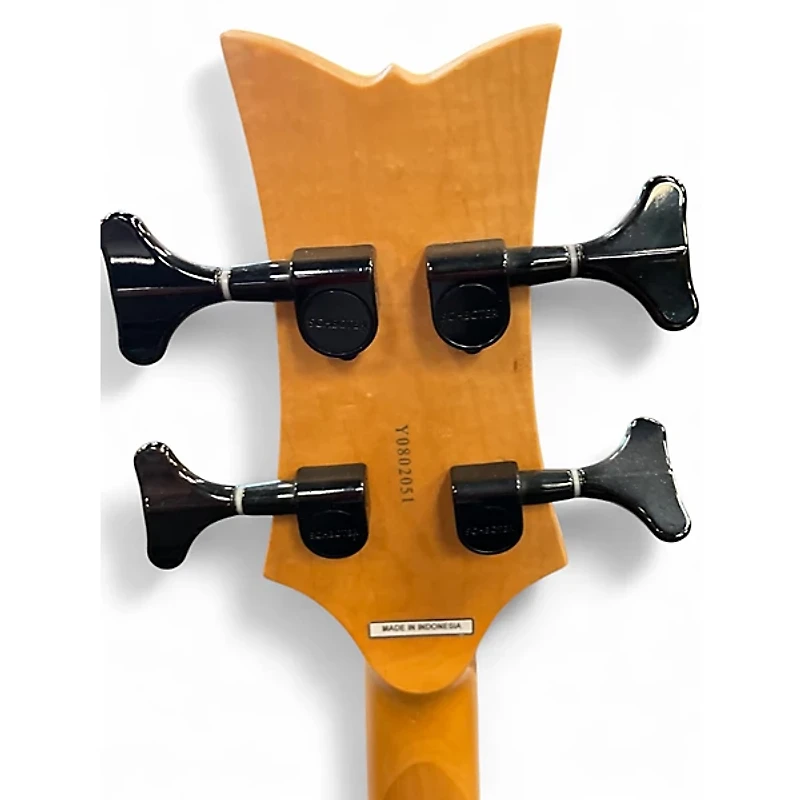 Used Schecter Guitar Research Stiletto Extreme 4 String Electric Bass Guitar