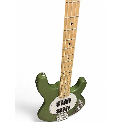 Used Sterling by Music Man RAY4HH OLIVE Electric Bass Guitar