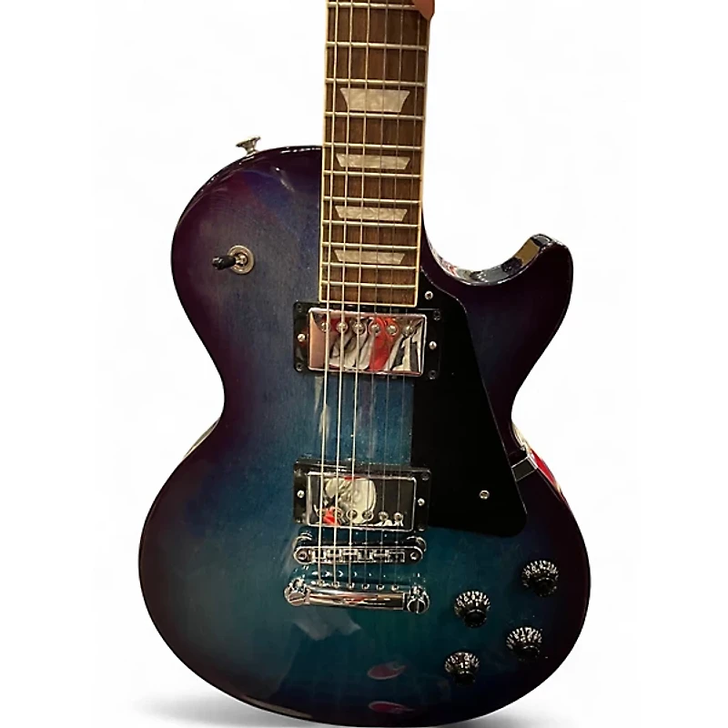 Used Gibson Les Paul Studio Blue Burst Solid Body Electric Guitar