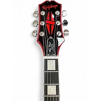 Used Epiphone Les Paul Custom Widow Red Burst Solid Body Electric Guitar