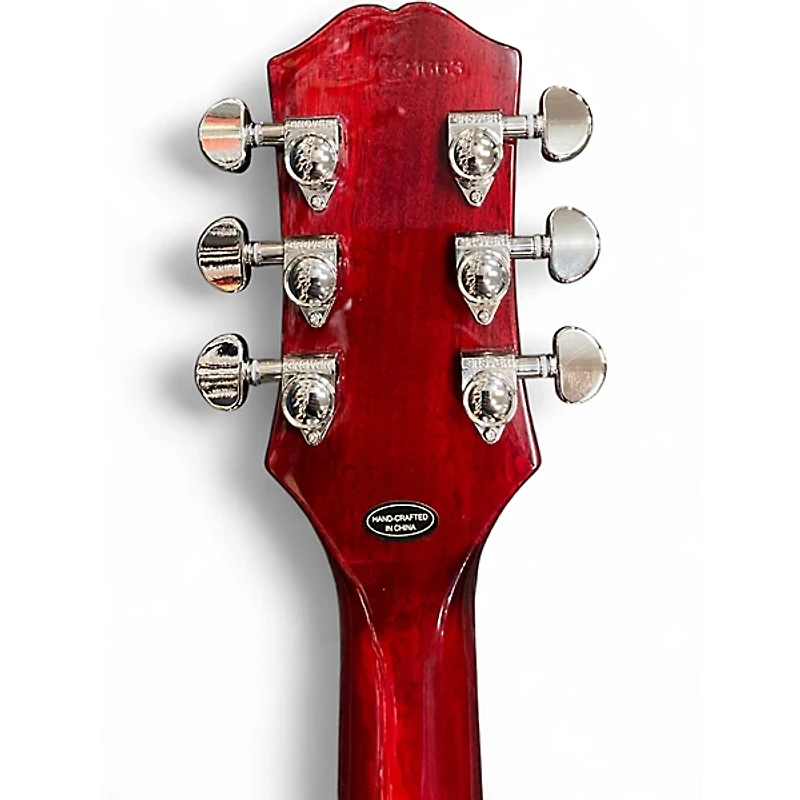 Used Epiphone Les Paul Custom Widow Red Burst Solid Body Electric Guitar