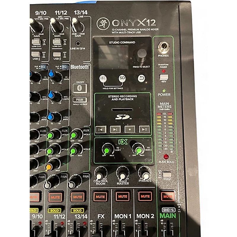Used Mackie Onyx 12 Unpowered Mixer