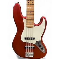 Used Fender Standard Jazz Bass Candy Apple Red Electric Bass Guitar