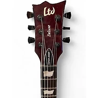 Used ESP LTD Viper 1000 Deluxe Satin Red Solid Body Electric Guitar