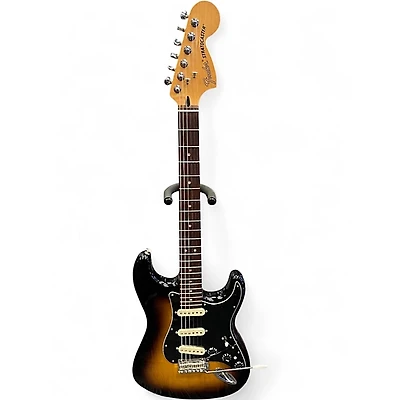 Used Fender Deluxe Stratocaster 2 Color Sunburst Solid Body Electric Guitar