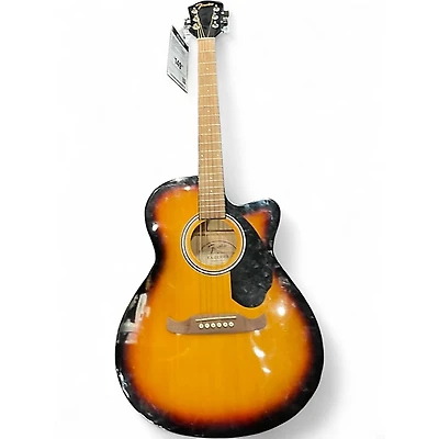 Used Fender FA135CE Concert 2 Color Sunburst Acoustic Electric Guitar
