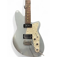 Used Reverend Double Agent  Metallic Silver Freeze Solid Body Electric Guitar