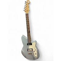 Used Reverend Double Agent  Metallic Silver Freeze Solid Body Electric Guitar