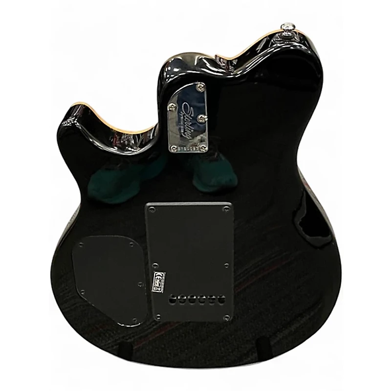 Used Sterling by Music Man Sub AX3 Axis FLAME MAPLE Solid Body Electric Guitar