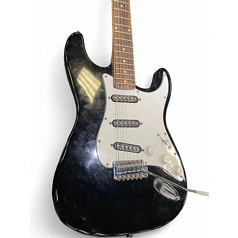 Used Squier Affinity Stratocaster Black Solid Body Electric Guitar